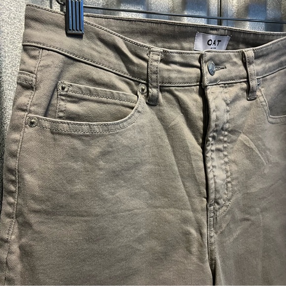 OAT NY - HIGH-RISE WIDE LEG JEAN IN OAT MILK women’s size 30 - Picture 7 of 11